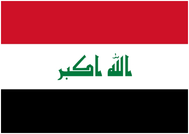 Iraq flag large