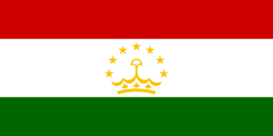 Tajikistan flag large