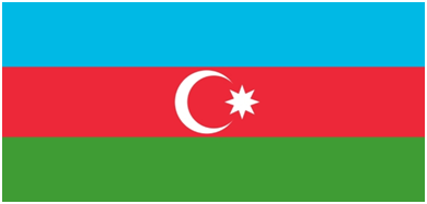 Azerbaijan flag large