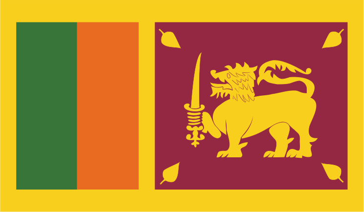 Sri Lanka flag large