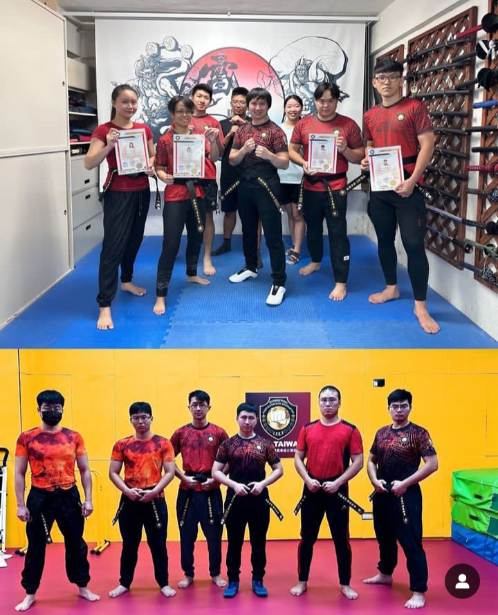 The strong team of the International Fight Kickboxing Federation of Taiwan, represented by Liao Hsiang Ting_ who is also the representaive of east Asia.